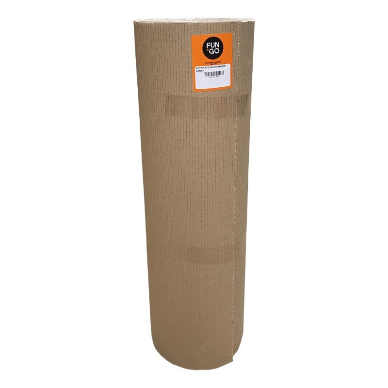 Rollo Cartón Ondulado Ecológico 250gr/M2 90mm x 25mt