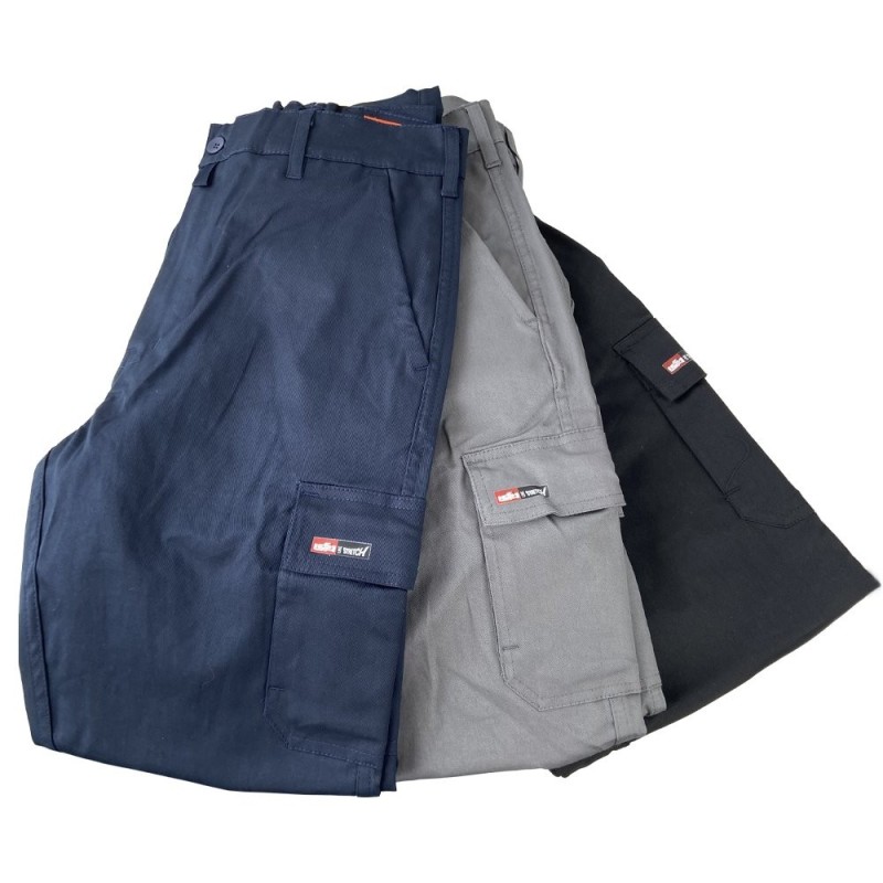 Issa Line 8028C Pantalones de trabajo, Hombre, Verde, L 