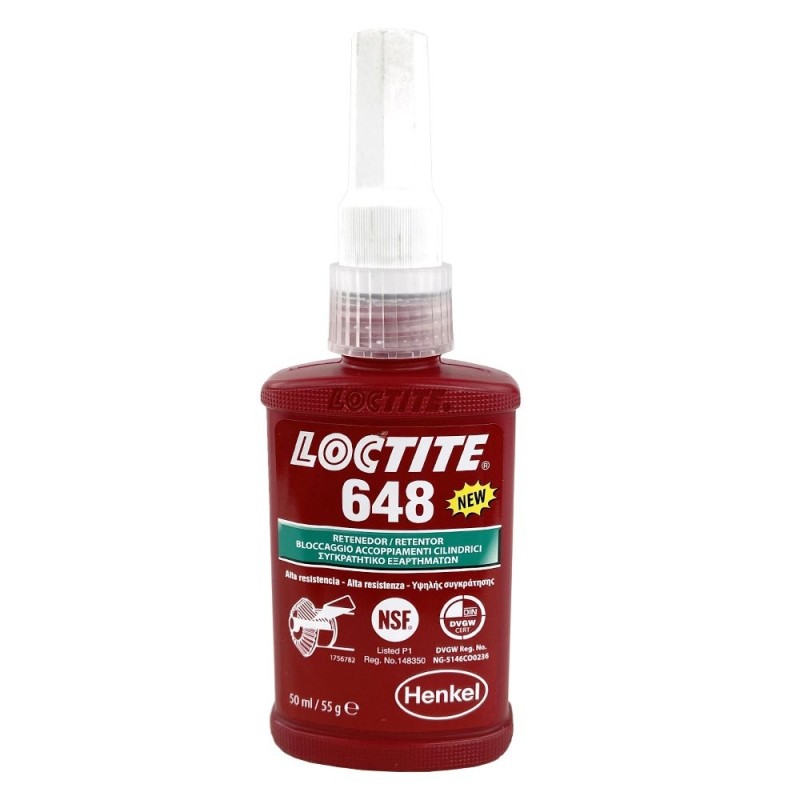 Retenedor Loctite 648 50 ml