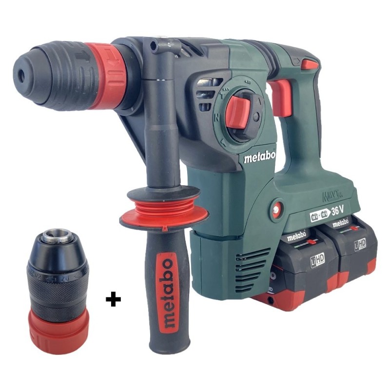 Martillo Dos Baterías 2x18V Metabo KHA 36-18 LTX