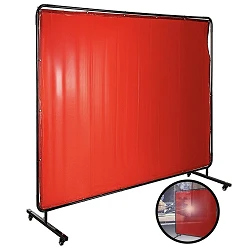 Panel Protector de Soldadura 1850x1950 Color Rojo Aslak 803508