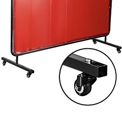 Panel Protector de Soldadura 1850x1950 Color Rojo Aslak 803508