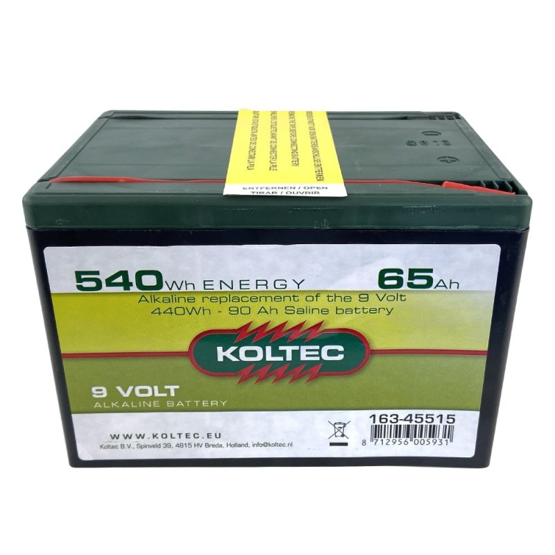 Pila de 9V para pastor Koltec