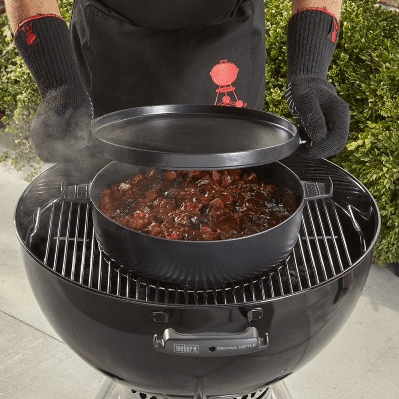 Olla 2 en 1 Para Cocinar en Barbacoa Weber 8857 Gourmet BBQ System