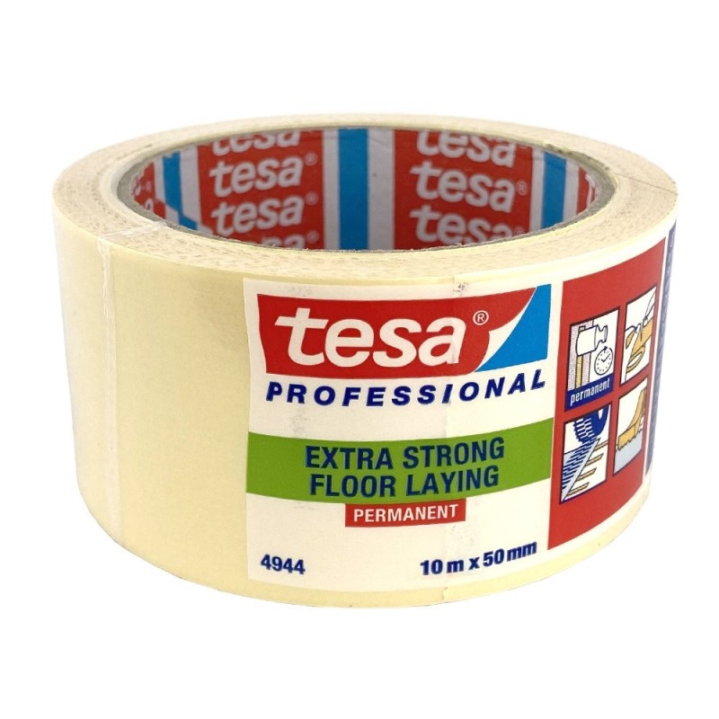 Tesa Cinta Doble Cara Strong 10 m x 50 mm Profesional