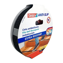 Cinta Antideslizante Extra Resistente Tesa 55589 25 mm Negra