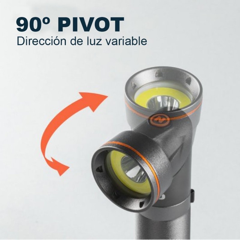 Linterna Cabezal Pivotante Nebo Franklin 300 Lúmenes NEB-WLT 0023-G