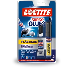 Adhesivo Loctite Super Glue 3 Plásticos