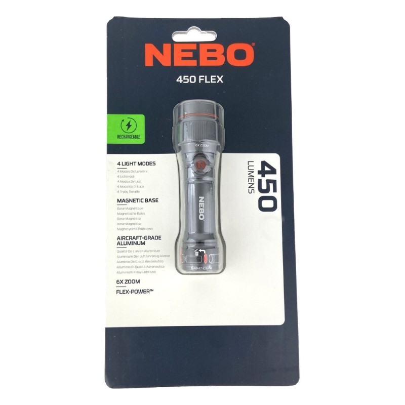 Linterna Táctica Flex 450 Lúmenes Nebo 6700-G