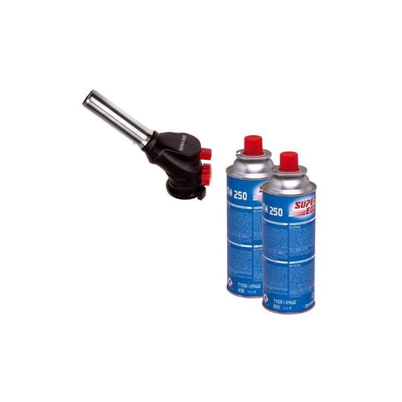 Comprar Pack Soplete Super-Ego Pro-Fire + 2 Botellas MAPP al mejor