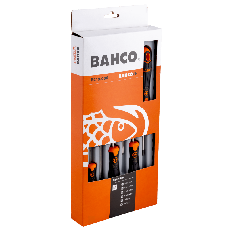 Juego de 6 destornilladores Bahco