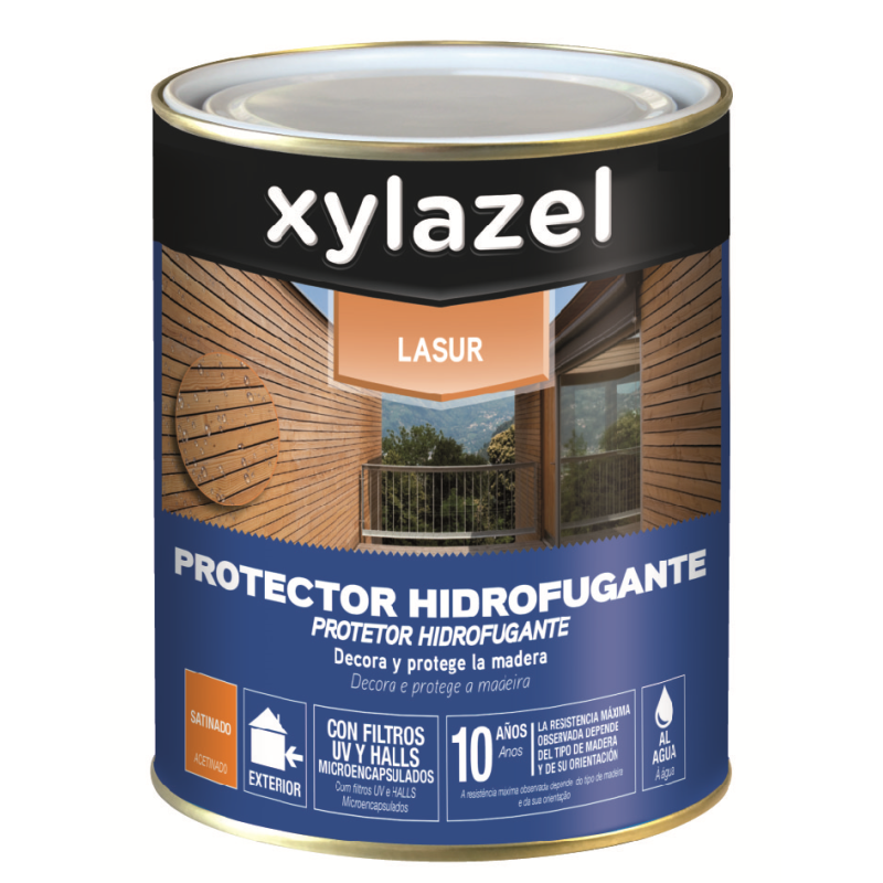 Protector hidrofugante para madera Xylazel Lasur