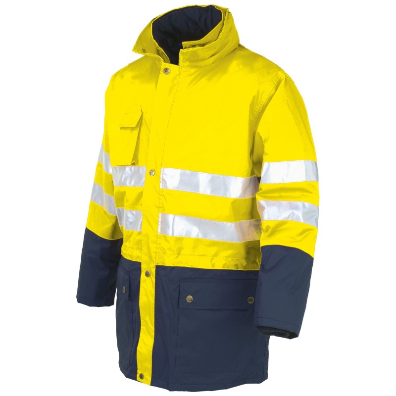Parka bicolor triple uso Alta Visibilidad Valdiezza