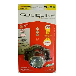 Linterna LED frontal recargable Solidline SH6R