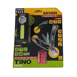 Set de multierramienta True Utility Seven más linterna Nebo Tino TU180CP2