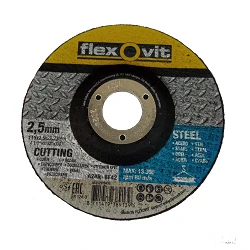Disco de corte para hierro y acero Flexovit Merch