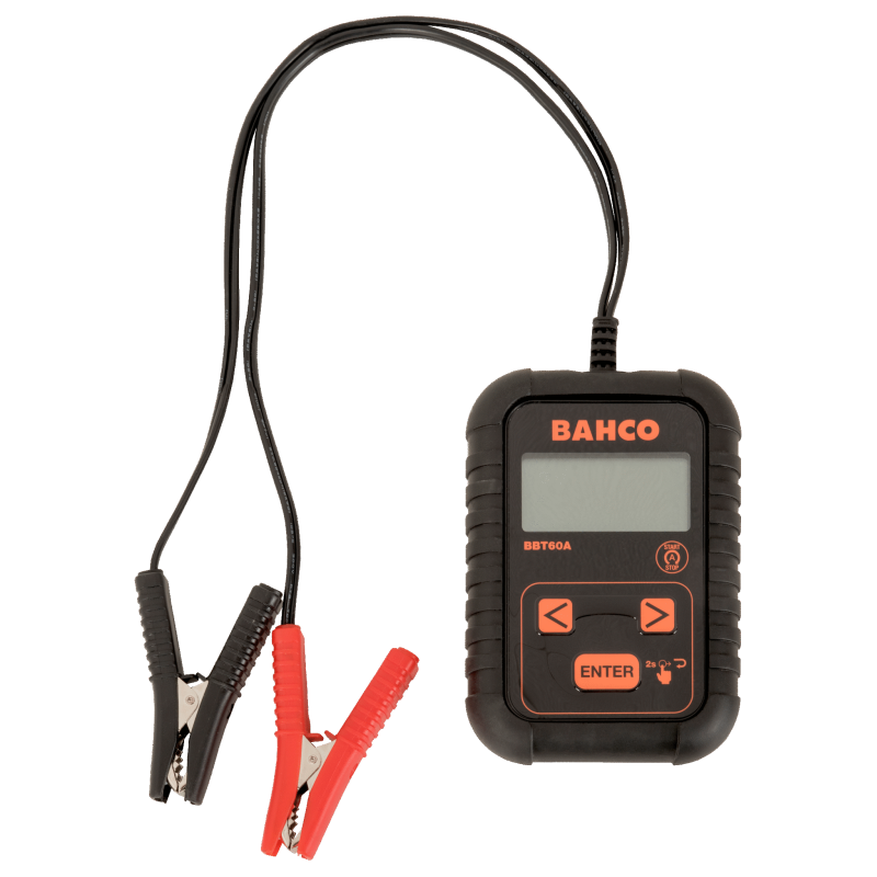 Comprobador de baterías digital de 12 V Bahco BBT60A. Tienda Bahco España