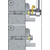 Caja de anclajes metálicos antigiro Dnbolt DT