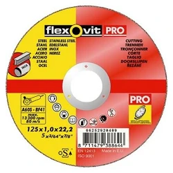 Disco de corte para hierro y acero Flexovit Pro