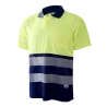 Polo de manga corta combinado de Alta Visibilidad 1201