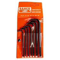 Juego de 7 llaves Torx para tornillo inviolable Irimo