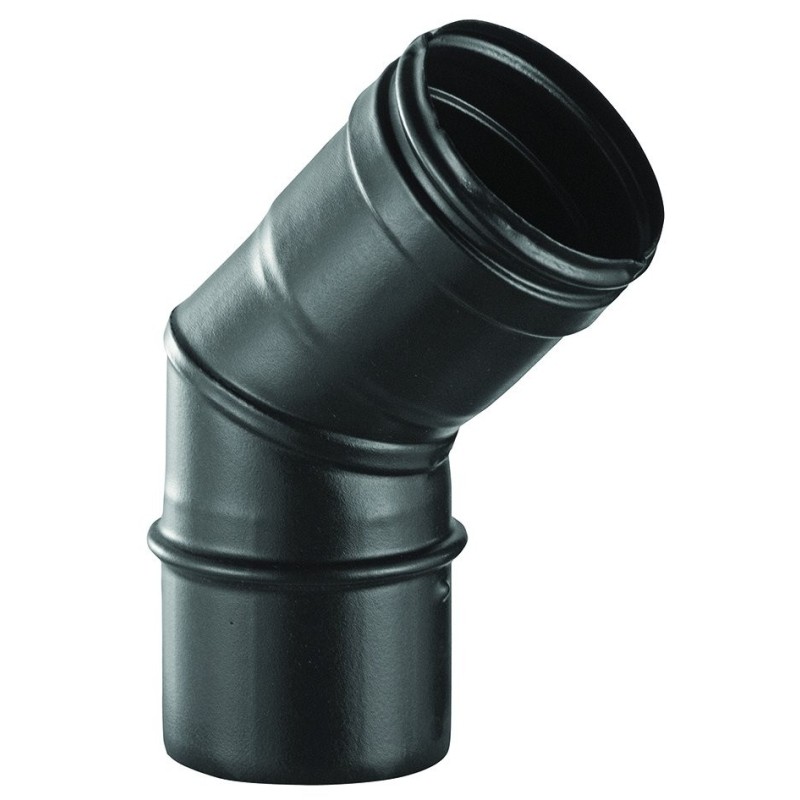 Codo en 45º vitrificado para chimenea de simple pared CVNM45 Bofill