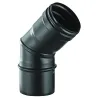 Codo en 45º vitrificado para chimenea de simple pared CVNM45 Bofill