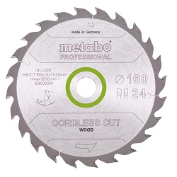 Hoja de sierra "CORDLESS CUT WOOD - PROFESSIONAL"