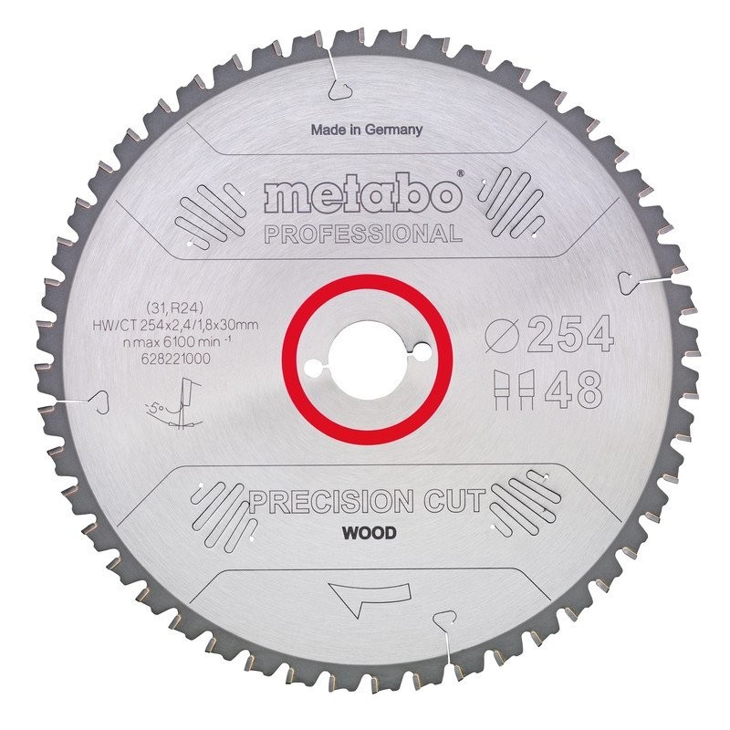 Hoja de sierra para madera Precision Cut de Metabo