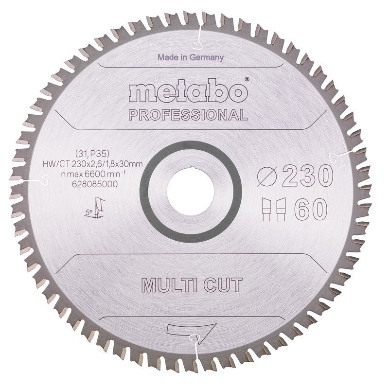 Hoja de sierra universal Multi Cut de Metabo