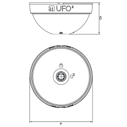 Conjunto de 2 cerraduras para furgonetas UFO2