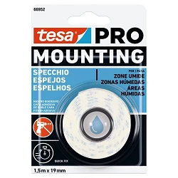 Cinta adhesiva blanca de doble cara Mounting PRO Espejos