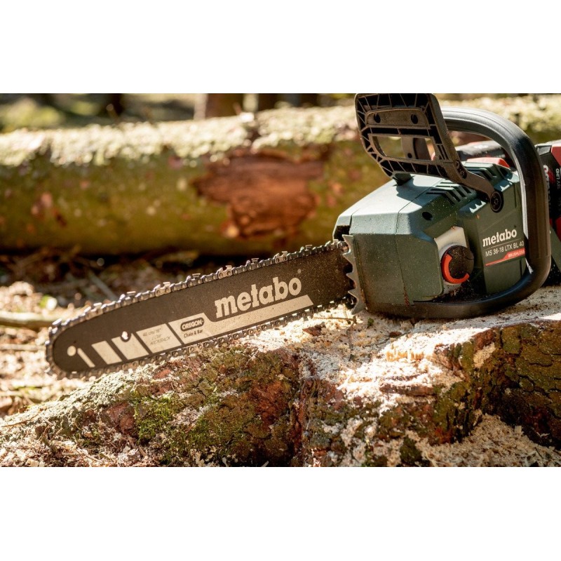 Sierra de cadena de batería MS 36-18 LTX BL 40 de Metabo