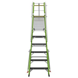Escalera de fibra de vidrio con plataforma Stadium de Svelt