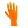 Paquete de 100 guantes desechables de nitrilo sin polvo con textura diamante