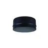 Tapón para tubo esmaltado negro de doble pared para estufas