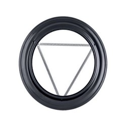 Plafón esmaltado negro para conductos de simple pared para estufas
