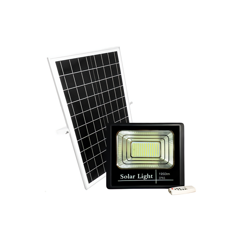 TIENDA EURASIA - Foco Led de Exterior Solar con Panel y Mando, 10