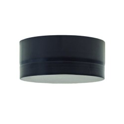 Tapón para tubo esmaltado negro para conductos de simple pared para estufas