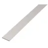 Pletina de aluminio anodizado plata de 1 metro