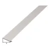 Pletina de aluminio anodizado plata de 1 metro