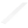 Pletina de aluminio lacado blanco de 1 metro