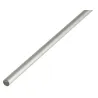 Barra maciza redonda de aluminio anodizado plata de 1 metro