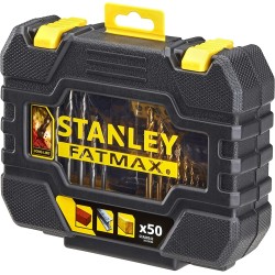 Juego de 50 piezas para atornillar y taladrar Stanley STA88542-XJ