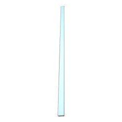 Poste para panel plegado blanco