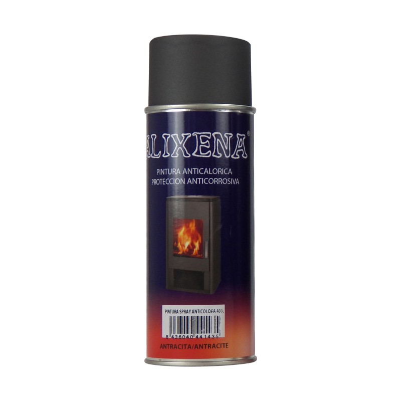 Pintura anticalórica spray 400ml gris antracita.