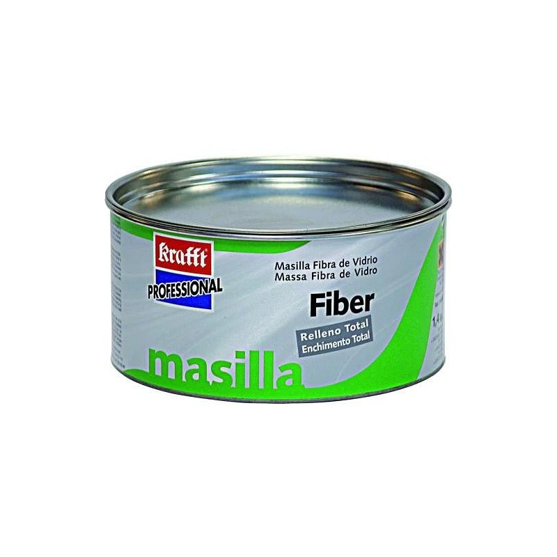 Masilla con fibra de vidrio Fiber de Krafft 1,4 kg.