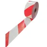 Cinta de balizamiento blanca/roja. Rollo de 250 metros.