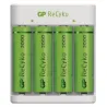 Cargador de pilas Recyko + 4 pilas recargables AA