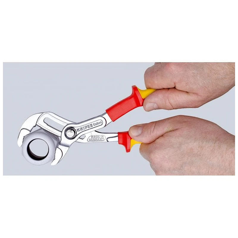 Tenaza para bombas de agua Knipex Cobra. Tienda de herramientas de fontanería  online.